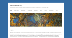 Desktop Screenshot of ironfromthesky.org