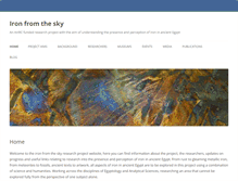 Tablet Screenshot of ironfromthesky.org